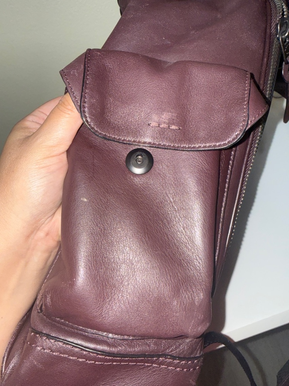 Coach Leather Backpack - Picture 5 of 5